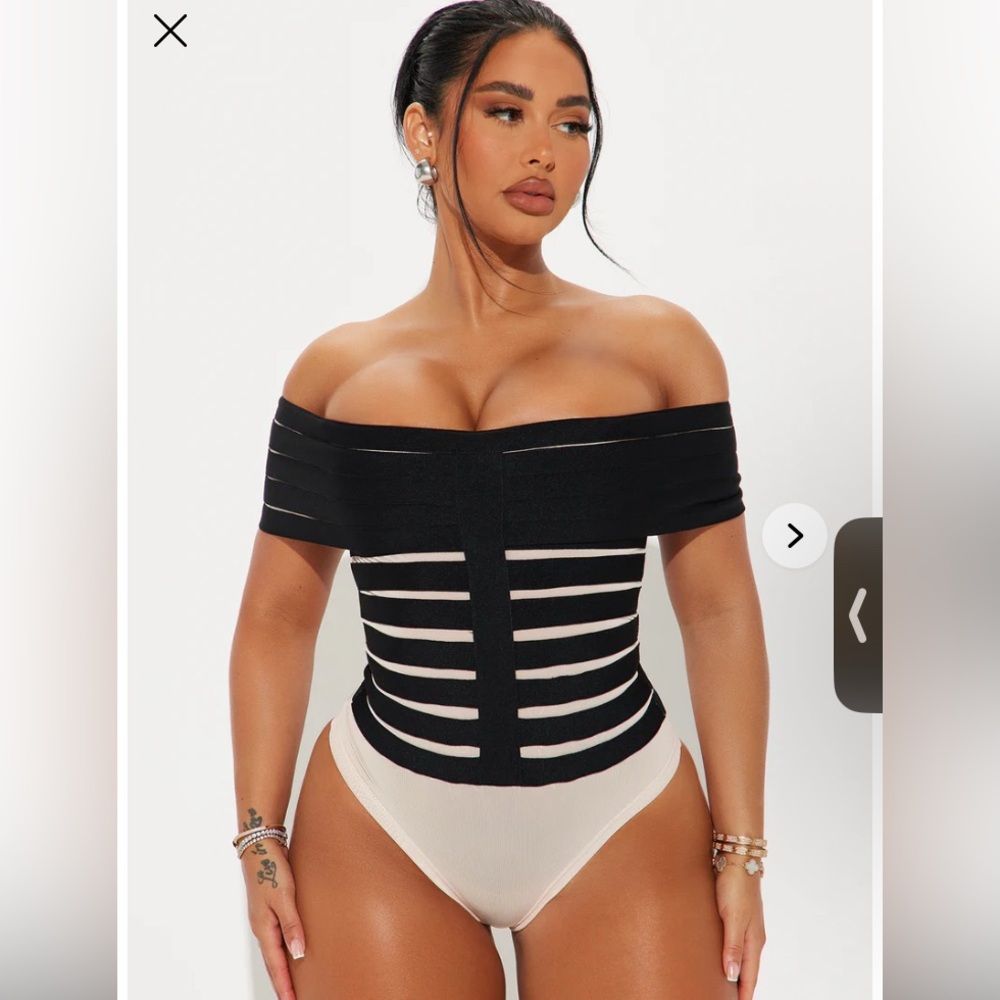 Fashion Nova Off Shoulder Bodysuit